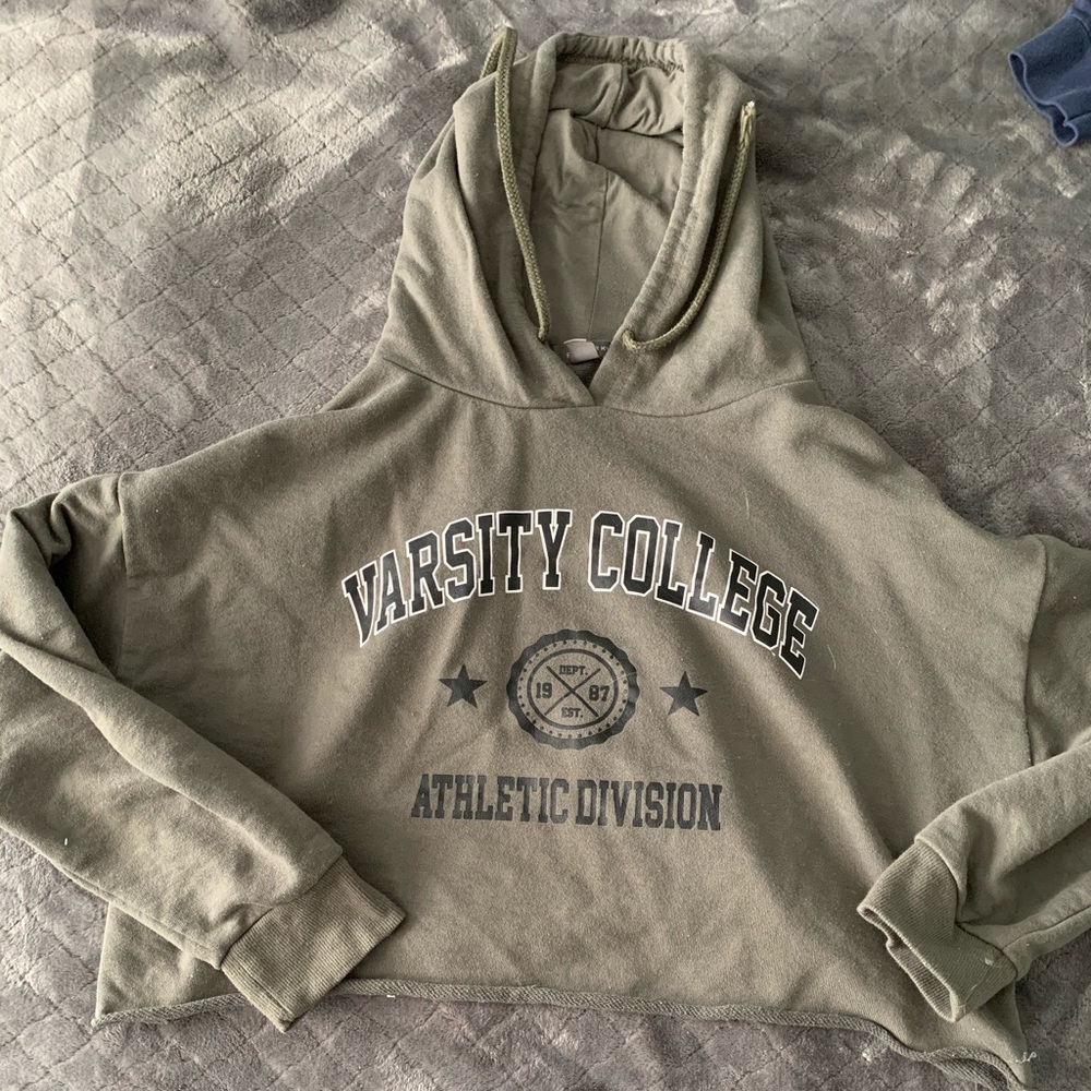 Crop top hoodie